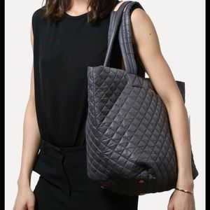 MZ WALLACE Medium Metro Tote in Magnet.   NWT.